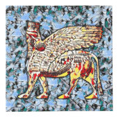 Lamassu Kunstwerk Foto Cube Kubus (Rechts)