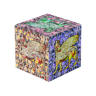 Lamassu Kunstwerk Foto Cube Kubus