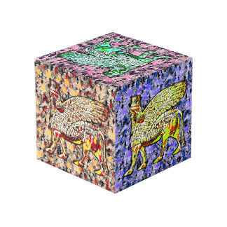 Lamassu Kunstwerk Foto Cube Kubus