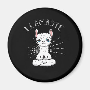Lamaste Namaste Yoga Lama Spirituele Meditate Gift Magneet