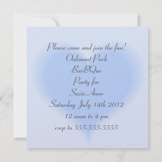 Lamb and Clouds verjaardagsuitnodiging voor kinder Kaart (Achterkant)