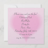 Lamb and Clouds verjaardagsuitnodiging voor kinder Kaart (Achterkant)