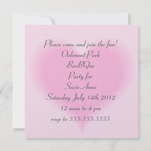 Lamb and Clouds verjaardagsuitnodiging voor kinder Kaart (Achterkant)