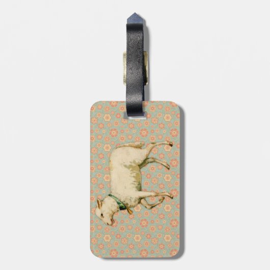  Lamb Art Bagagelabel (Achterkant verticaal)