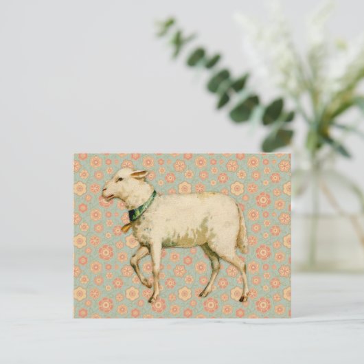  Lamb Art Briefkaart (Staand voorkant)