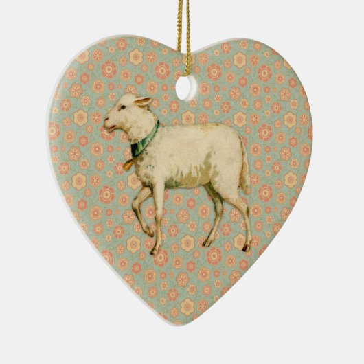 Lamb Art Keramisch Ornament (Rechts)
