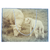 Lamb Baby Animals Sheep Groot Cadeauzakje (Achterkant)