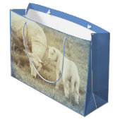 Lamb Baby Animals Sheep Groot Cadeauzakje (Achterkant Gekanteld)