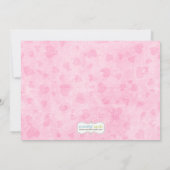 Lamb Baby shower Uitnodiging (Achterkant)