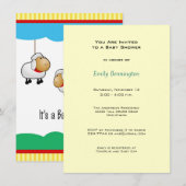 Lamb Baby shower Uitnodiging (Voorkant / Achterkant)