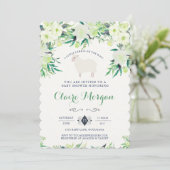 Lamb Baby shower Uitnodiging (Staand voorkant)