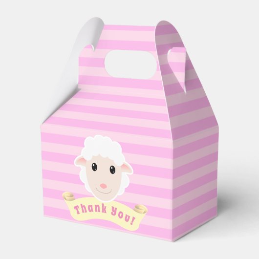 Lamb Bedankdoosjes (Voorkant Zijde)