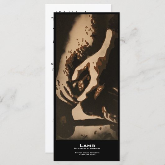 "Lamb"-Bladwijzer (Voorkant / Achterkant)