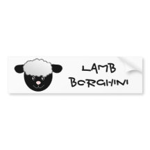 Lamb Borghini grappig Sheep Pun