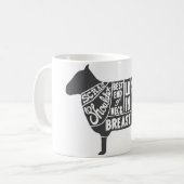 Lamb Butcher Grafiek Koffiemok (Voorkant links)