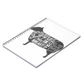 Lamb Butcher Grafiek Notitieboek (Linkerzijde)