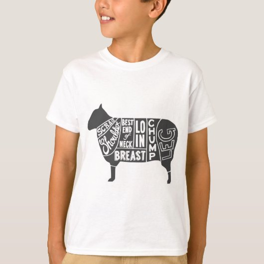 Lamb Butcher Grafiek T-shirt (Voorkant)