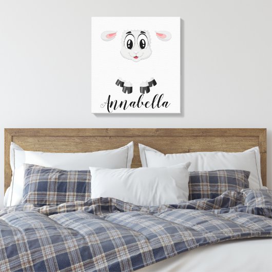 Lamb Canvas Afdruk (Insitu (Slaapkamer))