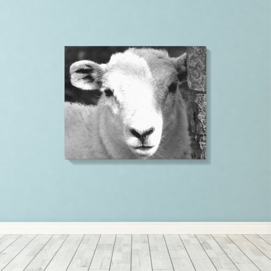 LAMB CANVAS AFDRUK (Insitu (Houten vloer))