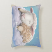 Lamb en puppy Slapen op wolken Accent Kussen (Voorkant(Verticaal))