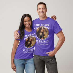 LAMB GOD FW FV HG KOOI VECHTEN TRUMP WIT HUIS T-SHIRT