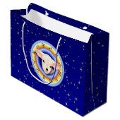 Lamb in Zodiawiel Groot Cadeauzakje (Voorkant Gekanteld)