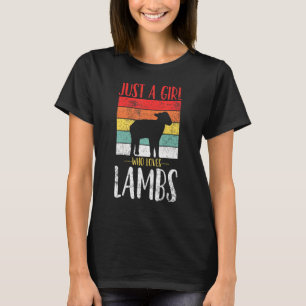 Lamb is gewoon een meisje dat van de Vintage van d T-shirt