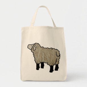 Lamb Knitting Bag Tote Bag