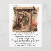 Lamb laat Wolf niet binnengaan Briefkaart (Voorkant)