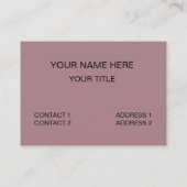 Lamb Living Een Warm Leven Grappig Lam Visitekaartje (Achterkant)