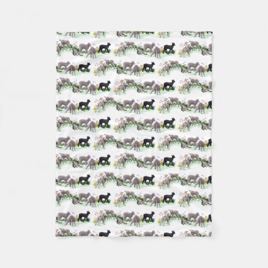 Lamb Meadow Fleece Blanket (kies kleur) Deken (Voorkant)