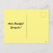 Lamb met Briefkaart voor de dag van de dag van de  (Achterkant)