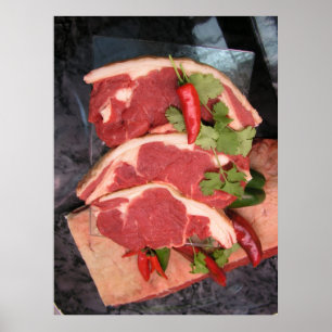 Lamb met chili poster