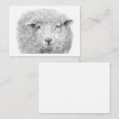 Lamb Note Kaart Notitiekaartje (Voorkant / Achterkant)