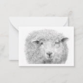 Lamb Note Kaart Notitiekaartje (Voorkant)