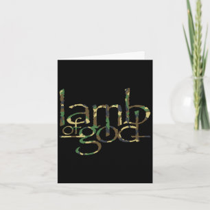Lamb of god herdenkingsdag camouflage Lamb of god Kaart