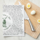 Lamb of God I Look to The Hymn Lyric Theedoek (Quarter Fold)