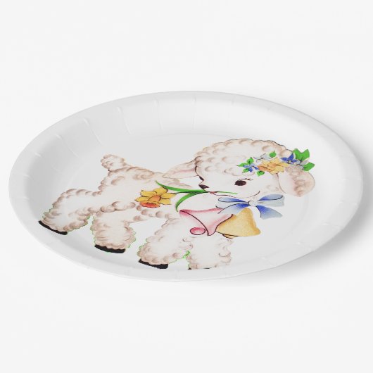 Lamb Papieren Bordje (Gekanteld)