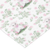 Lamb Roses Floral Nursery Baby shower Tafelkleed (Gekanteld)