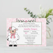 Lamb Roze Babyschoenen Kaart (Staand voorkant)