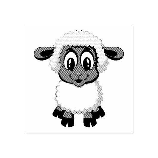 Lamb Rubberstempel (Afrduk)