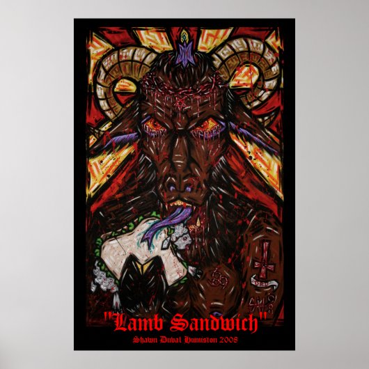 "Lamb Sandwich" Poster (Voorkant)