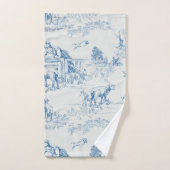 Lamb Sheep Blue Toile Bad Handdoek (Handdoek)