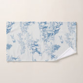 Lamb Sheep Blue Toile Bad Handdoek (Handdoek)