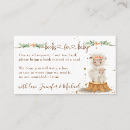 Lamb Sheep nieuwe mammie boeken voor Baby Informatiekaartje