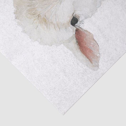 Lamb Sheep Waterverf Tissuepapier (Detail)