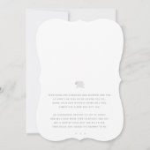 Lamb Theme Baby shower Uitnodiging (Achterkant)