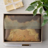 Lamb van God, Agnus Dei door Jose Campeche y Jorda Tissuepapier (Geschenk)