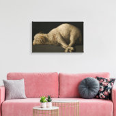 Lamb van God (Agnus Dei) (Sacrificaal dier) Canvas Afdruk (Insitu (Woonkamer))