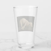 Lamb van God (Agnus Dei) (Sacrificaal dier) Glas (Achterkant)